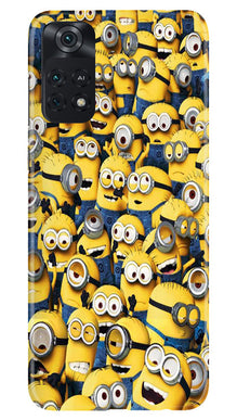 Minions Mobile Back Case for Poco M4 Pro 4G  (Design - 126)