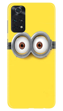 Minions Mobile Back Case for Poco M4 Pro 4G  (Design - 128)