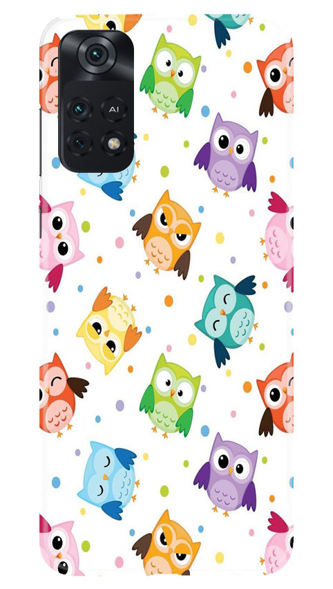 Owl Baground Pattern shore Case for Poco M4 Pro 4G