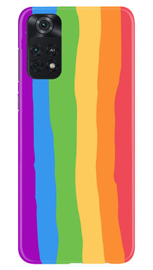 Multi Color Baground Mobile Back Case for Poco M4 Pro 4G  (Design - 139)