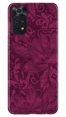 Purple Backround Mobile Back Case for Poco M4 Pro 4G (Design - 22)