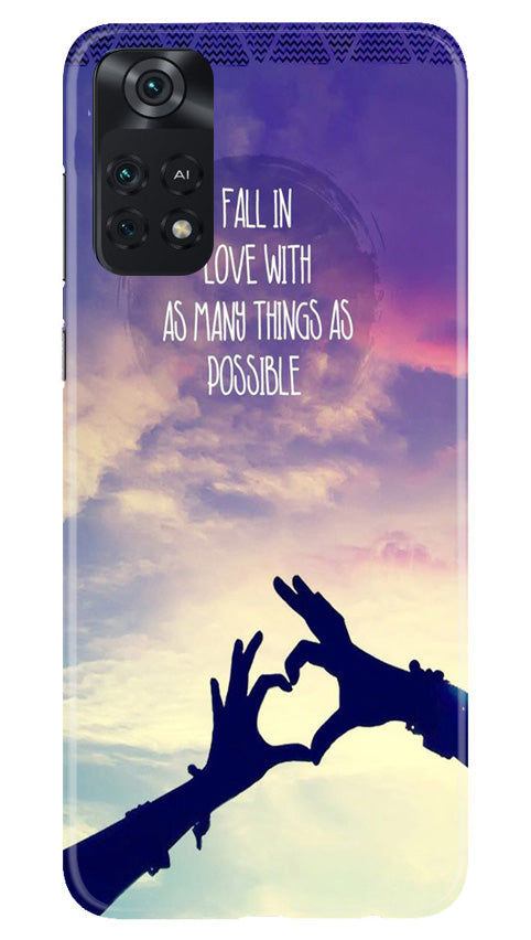 Fall in love Case for Poco M4 Pro 4G