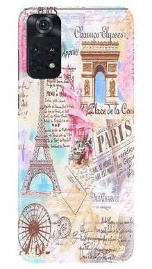 Paris Eiftel Tower Mobile Back Case for Poco M4 Pro 4G (Design - 54)