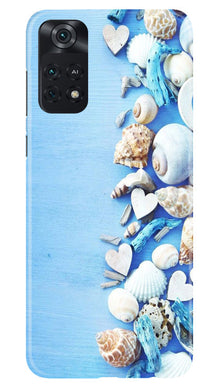 Sea Shells2 Mobile Back Case for Poco M4 Pro 4G (Design - 64)