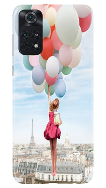 Girl with Baloon Mobile Back Case for Poco M4 Pro 4G (Design - 84)