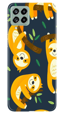 Racoon Pattern Mobile Back Case for Samsung Galaxy M53 5G (Design - 2)