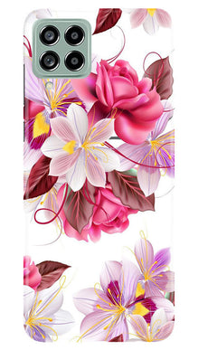 Beautiful flowers Mobile Back Case for Samsung Galaxy M53 5G (Design - 23)