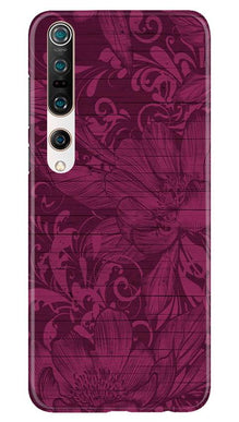 Purple Backround Mobile Back Case for Xiaomi Mi 10 (Design - 22)