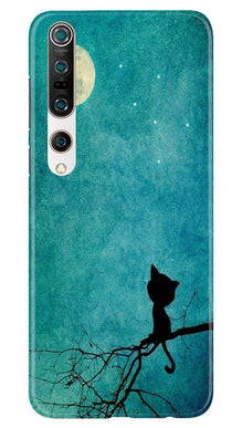 Moon cat Mobile Back Case for Xiaomi Mi 10 (Design - 70)