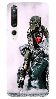 Biker Mobile Back Case for Redmi 10 Prime (Design - 383)