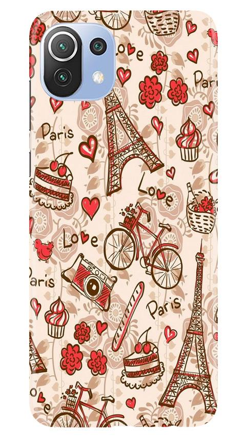 Love Paris Case for Mi 11 Lite 5G   (Design - 103)