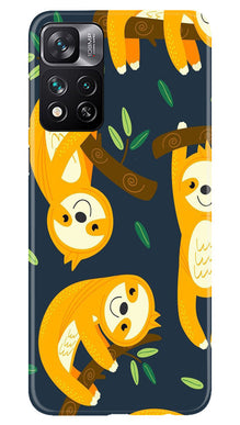 Racoon Pattern Mobile Back Case for Xiaomi Mi 11i 5G (Design - 2)