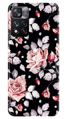 Pink rose Mobile Back Case for Xiaomi Mi 11i 5G (Design - 12)
