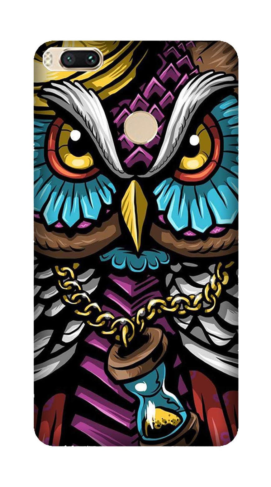 Owl Mobile Back Case for Mi A1  (Design - 359)