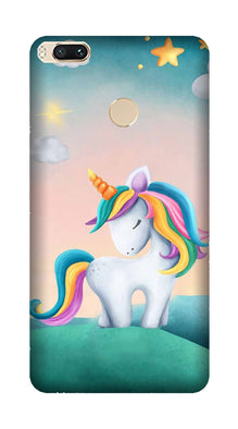 Unicorn Mobile Back Case for Mi A1  (Design - 366)