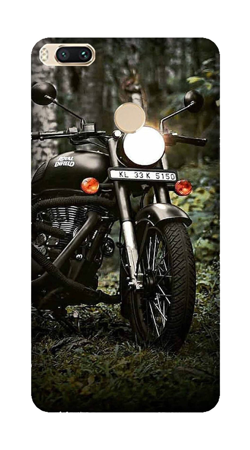 Royal Enfield Mobile Back Case for Mi A1  (Design - 384)