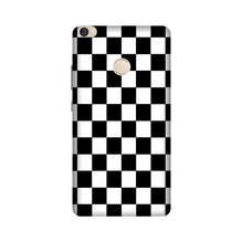 Black White Boxes Mobile Back Case for Mi Max / Max Prime  (Design - 372)