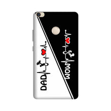 Love Mom Dad Mobile Back Case for Mi Max 2  (Design - 385)