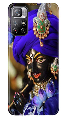 Lord Krishna4 Mobile Back Case for Redmi Note 11 (Design - 19)