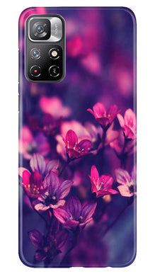 flowers Mobile Back Case for Redmi Note 11 (Design - 25)