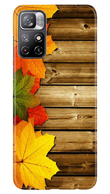 Wooden look3 Mobile Back Case for Redmi Note 11 (Design - 61)