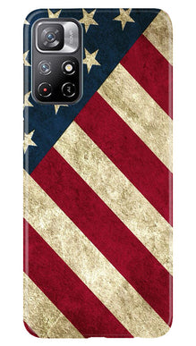 America Mobile Back Case for Redmi Note 11 (Design - 79)
