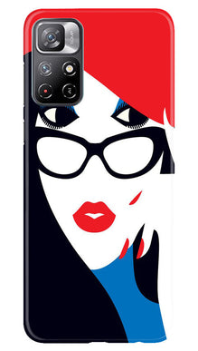 Girlish Mobile Back Case for Redmi Note 11  (Design - 131)