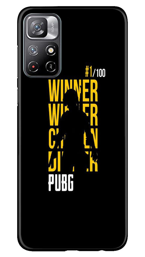 Pubg Winner Winner Case for Redmi Note 11  (Design - 146)