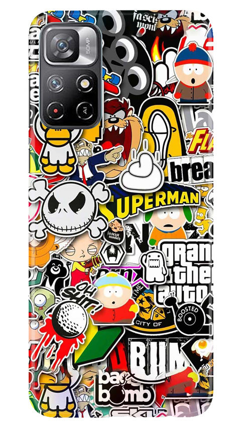 Panda Mobile Back Case for Redmi Note 11 (Design - 281)