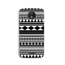 Black white Pattern Case for Moto C