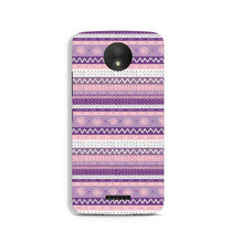 Zigzag line pattern3 Case for Moto C