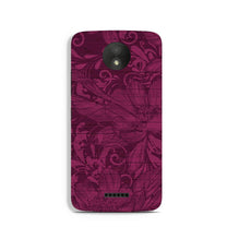 Purple Backround Case for Moto C