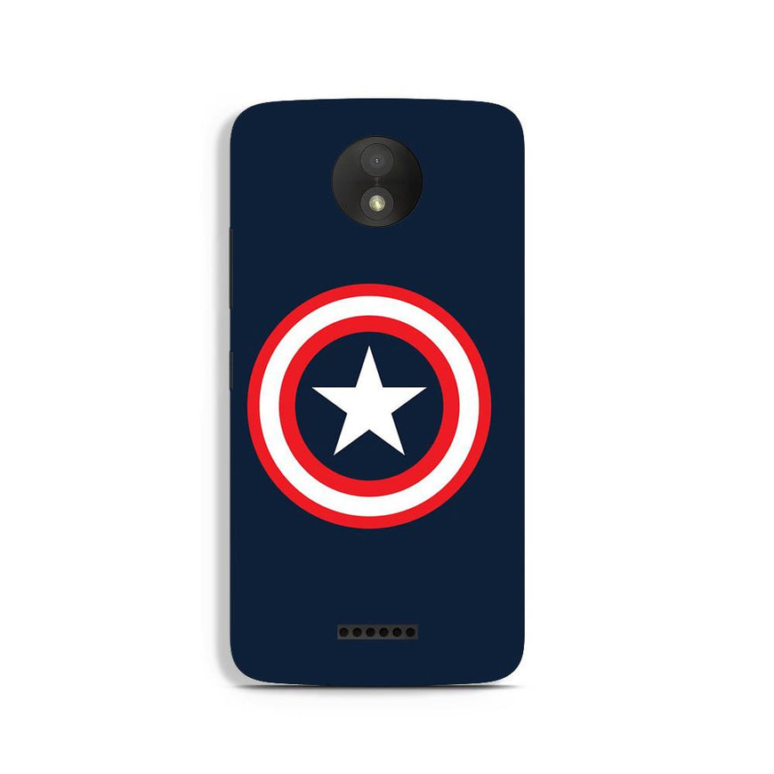 Captain America Case for Moto C Plus