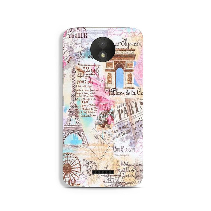 Paris Eiftel Tower Case for Moto C Plus