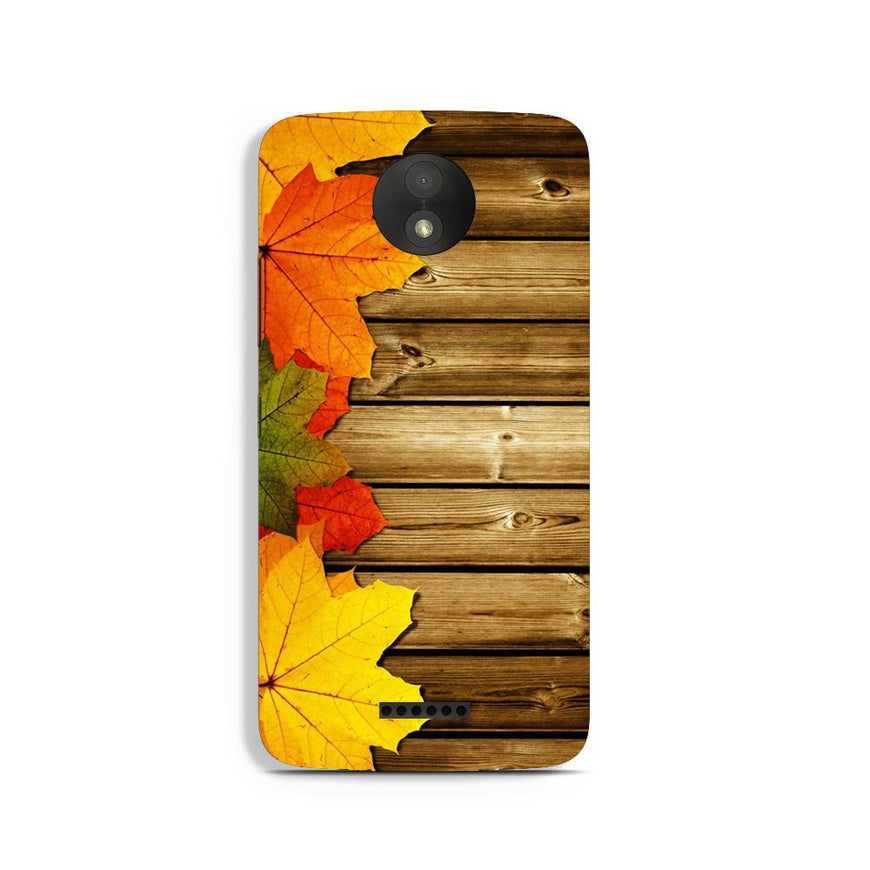 Wooden look3 Case for Moto C