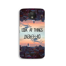 Look at things different Case for Moto C Plus