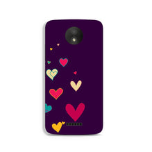 Purple Background Case for Moto C Plus  (Design - 107)