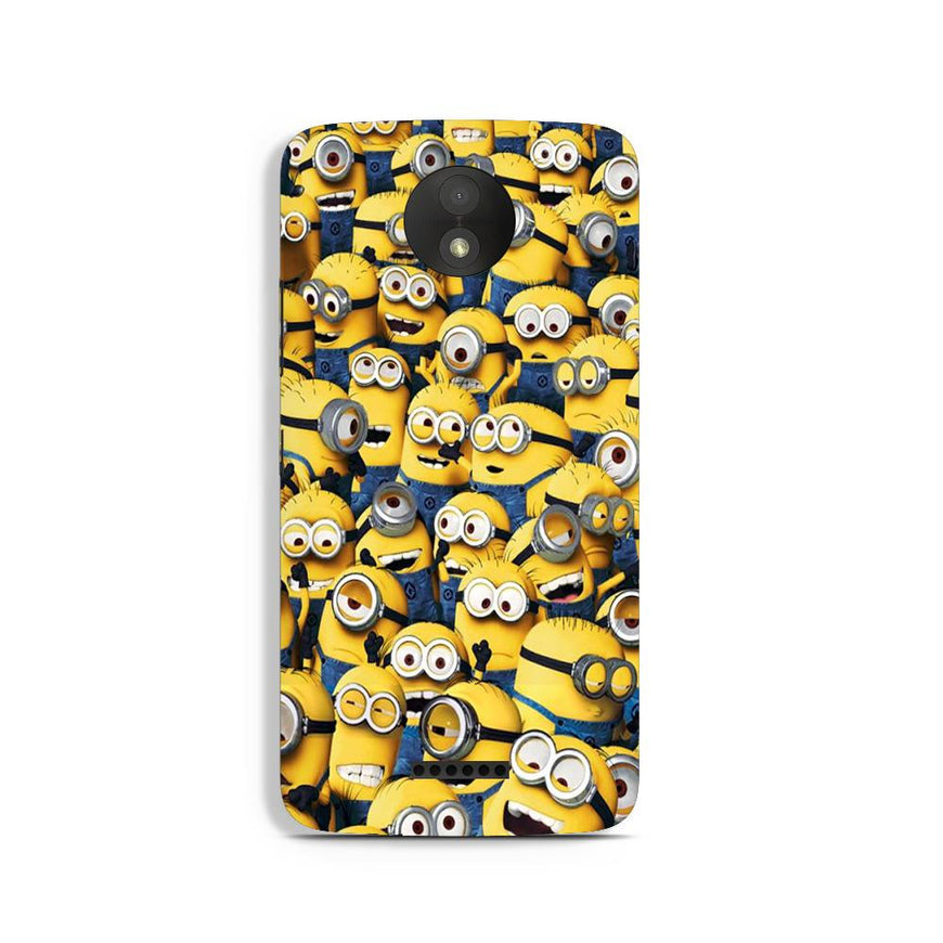 Minions Case for Moto C Plus  (Design - 126)