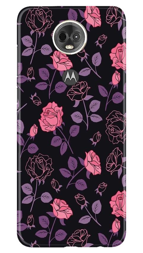 Rose Pattern Case for Moto E5 Plus