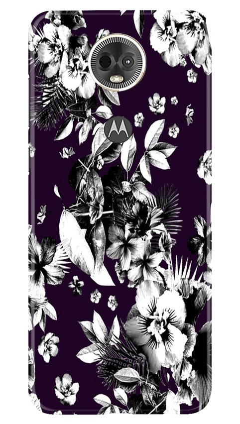 white flowers Case for Moto E5 Plus