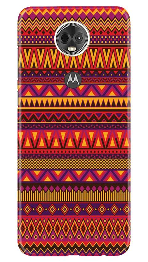 Zigzag line pattern2 Case for Moto E5 Plus