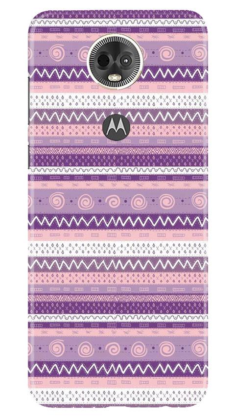 Zigzag line pattern3 Case for Moto E5 Plus