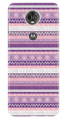 Zigzag line pattern3 Mobile Back Case for Moto E5 Plus (Design - 11)