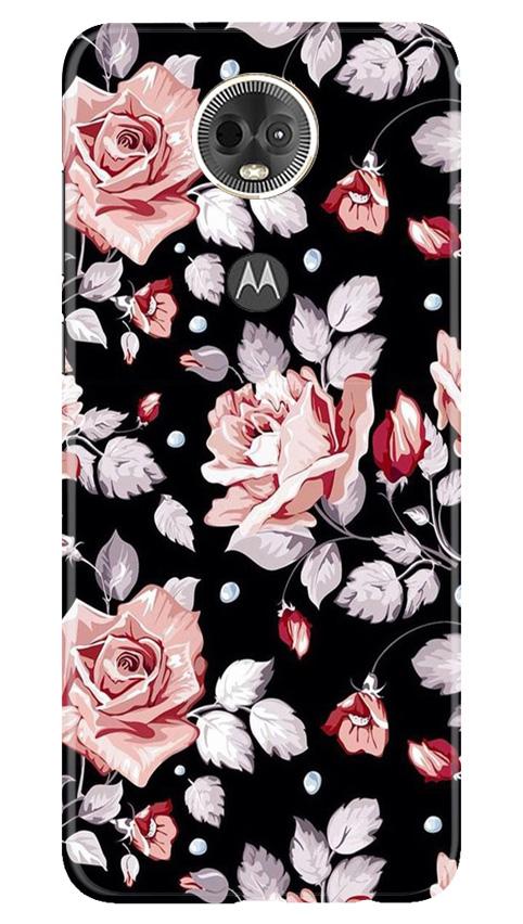 Pink rose Case for Moto E5 Plus