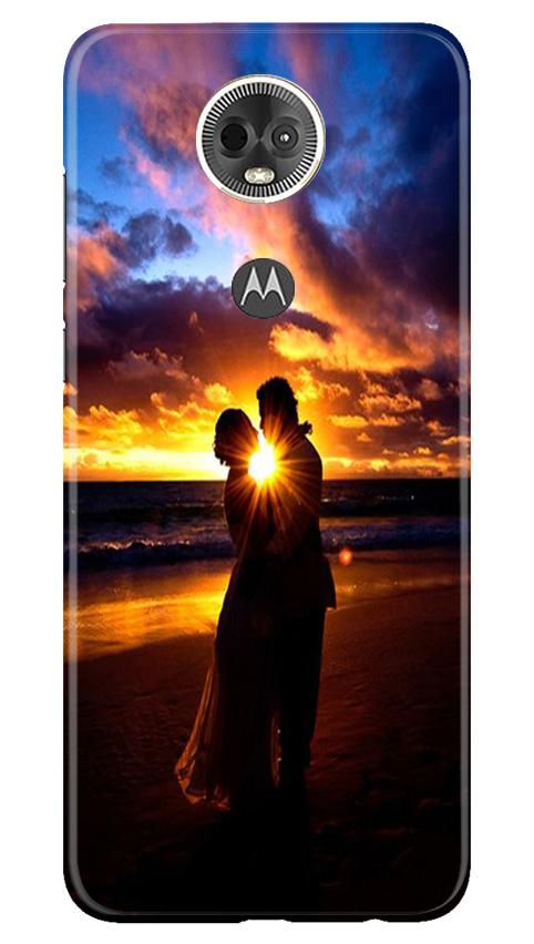 Couple Sea shore Case for Moto E5 Plus