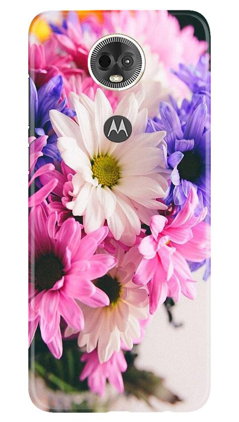 Coloful Daisy Case for Moto E5 Plus