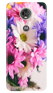 Coloful Daisy Mobile Back Case for Moto E5 Plus (Design - 73)