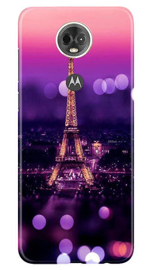 Eiffel Tower Mobile Back Case for Moto E5 Plus (Design - 86)