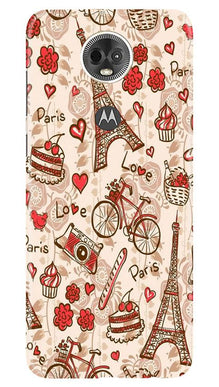 Love Paris Mobile Back Case for Moto E5 Plus  (Design - 103)