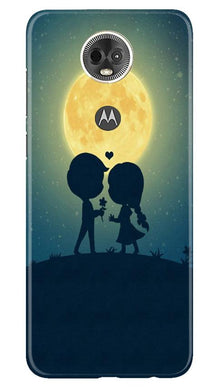 Love Couple Mobile Back Case for Moto E5 Plus  (Design - 109)